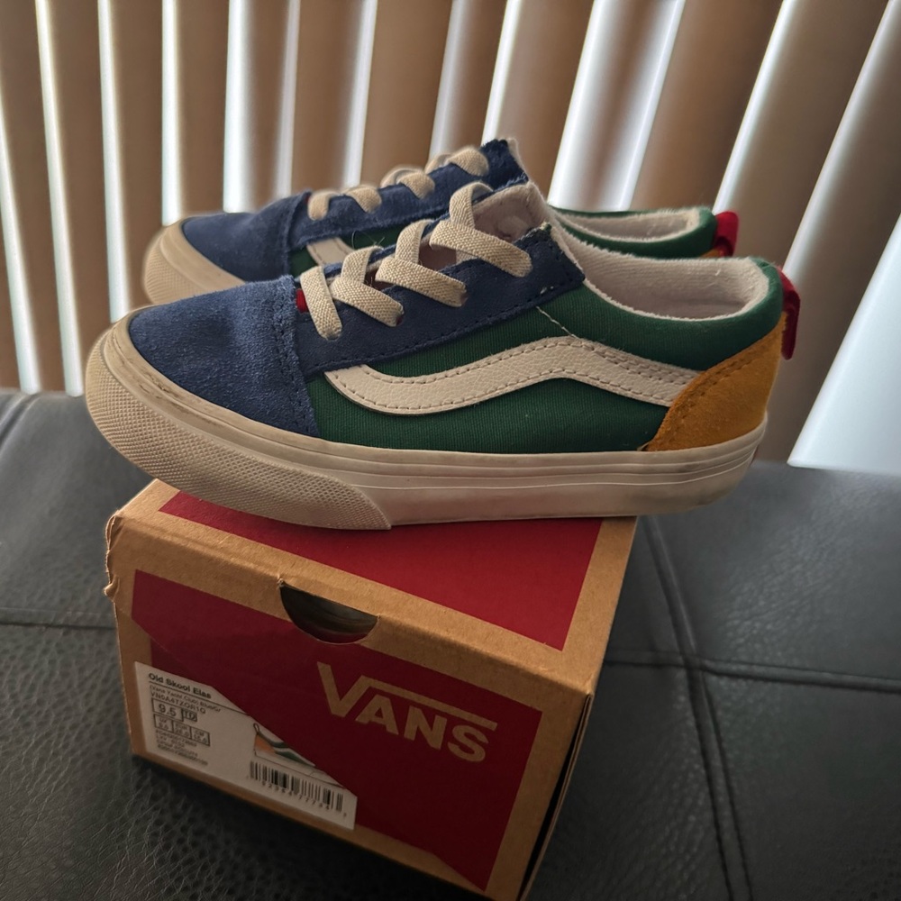 Vans color block size 9